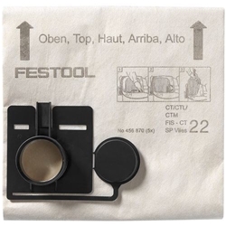Festool Filtersack FIS-CT 44 SP VLIES/5 (Pack a 5 Stück) Nr. 456874