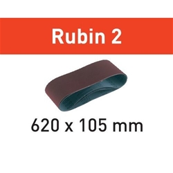 Festool Schleifband L620X105-P100 RU2/10 Rubin 2 (Pack a 10 Stück) Nr. 499152