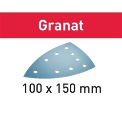 Festool Schleifblatt STF DELTA/9 P180 GR/100 Granat (Pack a 100 Stück) Nr. 577548