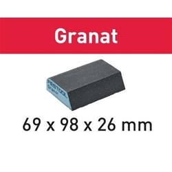 Festool Schleifblock 69x98x26 120 CO GR/6 Granat (Pack a 6 Stück) Nr. 201084