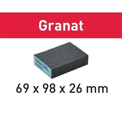 Festool Schleifblock 69x98x26 120 GR/6 Granat (Pack a 6 Stück) Nr. 201082