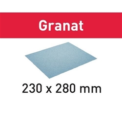 Festool Schleifpapier 230x280 P220 GR/10 Granat (Pack a 10 Stück) Nr. 201263