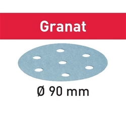 Festool Schleifscheibe STF D90/6 P1200 GR/50 Granat (Pack a 50 Stück) Nr. 498329