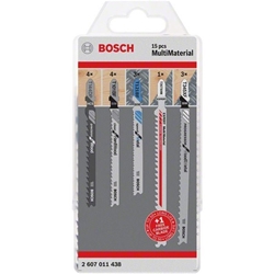 Bosch 15-tlg. Stichsägeblatt-Set für Multimaterial, T-Schaft Nr. 2607011438