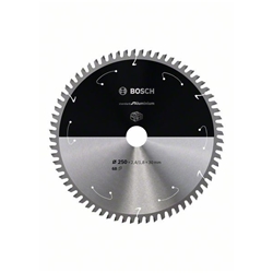 Bosch Akku-Kreissägeblatt Standard for Aluminium, 250x2,4/1,8x30, 68 Zähne Nr. 2608837778