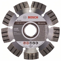 Bosch Diamanttrennscheibe Best for Abrasive, 115x22,23x2,2x12mm, 1er-Pack Nr. 2608602679