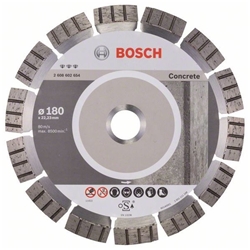 Bosch Diamanttrennscheibe Best for Concrete, 180x22,23x2,4x12mm, 1er-Pack Nr. 2608602654