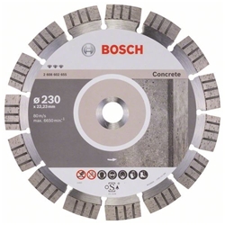 Bosch Diamanttrennscheibe Best for Concrete, 230x22,23x2,4x15mm, 1er-Pack Nr. 2608602655