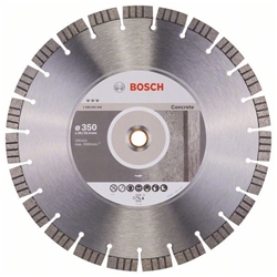 Bosch Diamanttrennscheibe Best for Concrete, 350x20,00/25,40x3,2x15mm, 1er-Pack Nr. 2608602658