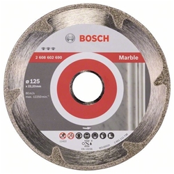 Bosch Diamanttrennscheibe Best for Marble, 125x22,23x2,2x3mm, 1er-Pack Nr. 2608602690