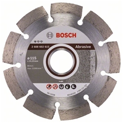 Bosch Diamanttrennscheibe Standard for Abrasive, 115x22,23x6x7mm, 1er-Pack Nr. 2608602615