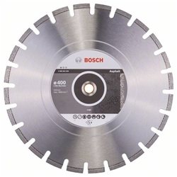 Bosch Diamanttrennscheibe Standard for Asphalt, 400x20,00/25,40x3,6x8mm, 1er-Pack Nr. 2608602626