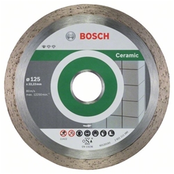 Bosch Diamanttrennscheibe Standard for Ceramic, 125x22,23x1,6x7mm, 10er-Pack Nr. 2608603232