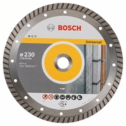 Bosch Diamanttrennscheibe Standard for Universal Turbo, 230x22,23x2,5x10mm, 10er-Pack Nr. 2608603252