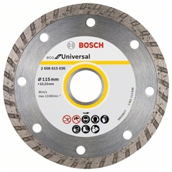 Bosch Diamanttrennscheibe Turbo Eco For Universal, 115mm, 1er-Pack Nr. 2608615036