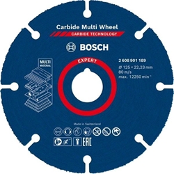 Bosch EXPERT Carbide Multi Wheel Trennscheibe, 125mm, 22,23mm, 1er-Pack Nr. 2608901189