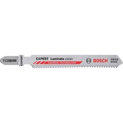 Bosch EXPERT Laminate Clean T128 BHM Stichsägeblatt, 3 Stück, für Stichsägen Nr. 2608900542