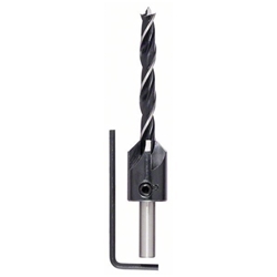Bosch Holzspiralbohrer mit 90°-Senker, 7mm, 16mm Nr. 2608596394