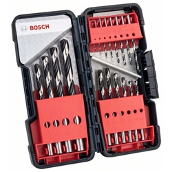 Bosch HSS-Spiralbohrer-Set, PointTeQ, 18-tlg., ToughBox, 1-10mm Nr. 2608577350