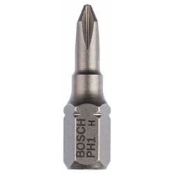 Bosch Schrauberbit Extra-Hart PH 1, 25mm, 10er-Pack, Tight Pack Nr. 2607001509