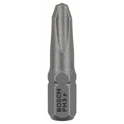 Bosch Schrauberbit Extra-Hart PH 3, 25mm, 3er-Pack Nr. 2607001515