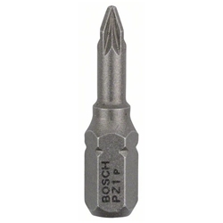Bosch Schrauberbit Extra-Hart PZ 1, 25mm, 100er-Pack Nr. 2607001557
