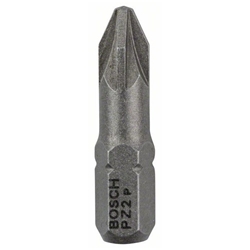 Bosch Schrauberbit Extra-Hart PZ 2, 25mm, 100er-Pack Nr. 2607001561