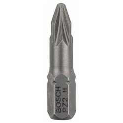 Bosch Schrauberbit Extra-Hart PZ 2, 25mm, 10er-Pack, im Blister Nr. 2607001559
