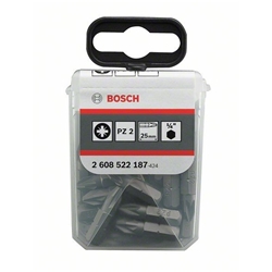 Bosch Schrauberbit Extra-Hart PZ 2, 25mm, 25-Pack Nr. 2608522187