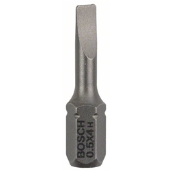 Bosch Schrauberbit Extra-Hart S 0,5x4,0, 25mm, 3er-Pack Nr. 2607001457