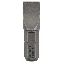 Bosch Schrauberbit Extra-Hart S 1,6x8,0, 25mm, 25er-Pack Nr. 2607001472