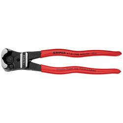 Knipex Bolzen-Vornschneider hochübersetzt mit Kunststoff überzogen schwarz atramentiert 200 mm (SB-Karte/Blister) Nr. 61 01 200 SB