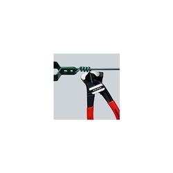 Knipex Bolzen-Vornschneider hochübersetzt mit Kunststoff überzogen schwarz atramentiert 200 mm (SB-Karte/Blister) Nr. 61 01 200 SB