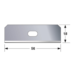 Safety Knife Sicherheitsmesser Klingen Box mit 10 Klingen Nr. CB93H/Y1 (Tajima)