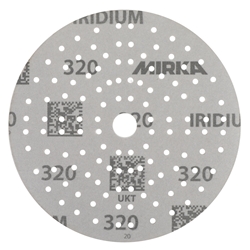 Mirka Iridium Schleifscheibe Multihole rund, 150mm, Korn P 80 (Pack a 100 Stück) Nr. 246CH09980