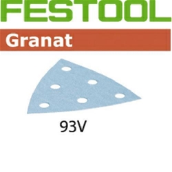 Festool Schleifblatt STF V93/6 P80 GR/50 Granat (Pack a 50 Stück) Nr. 497392